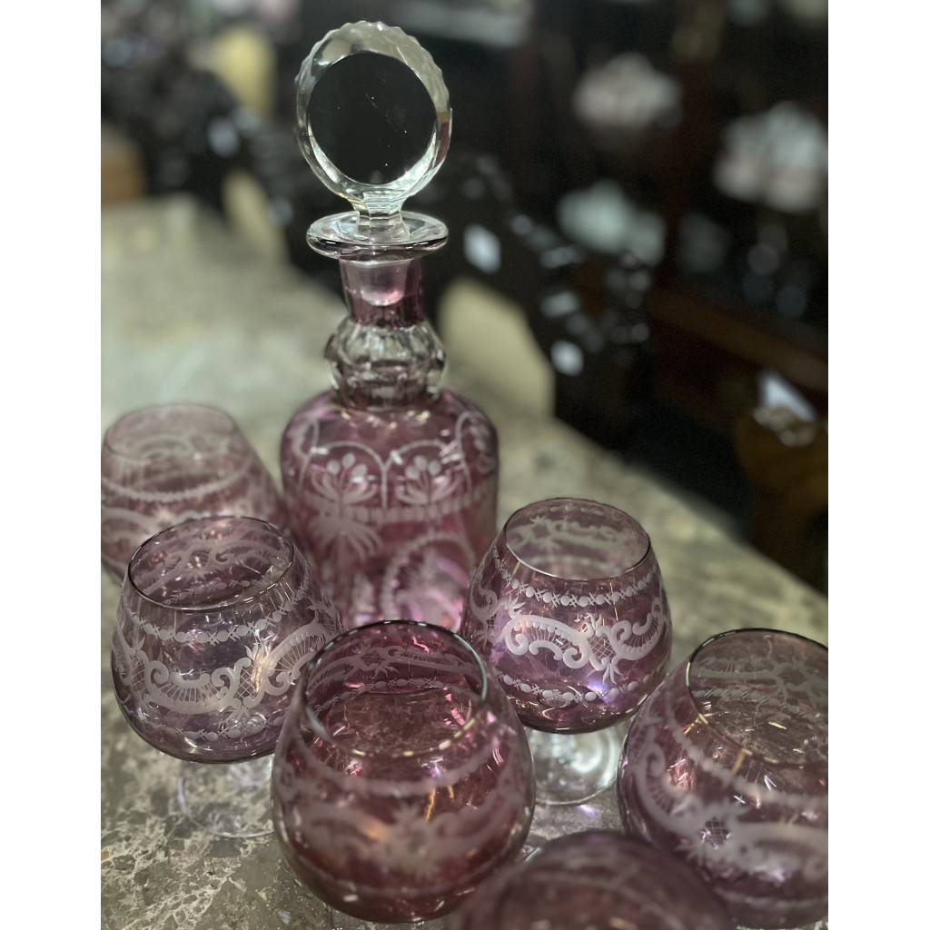 Conjunto garrafa e copos