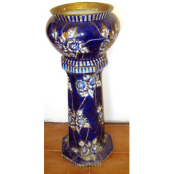Coluna com vaso