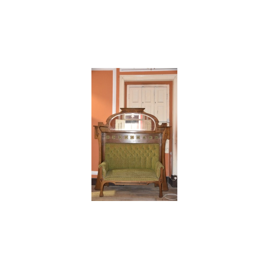 Upholstered settee