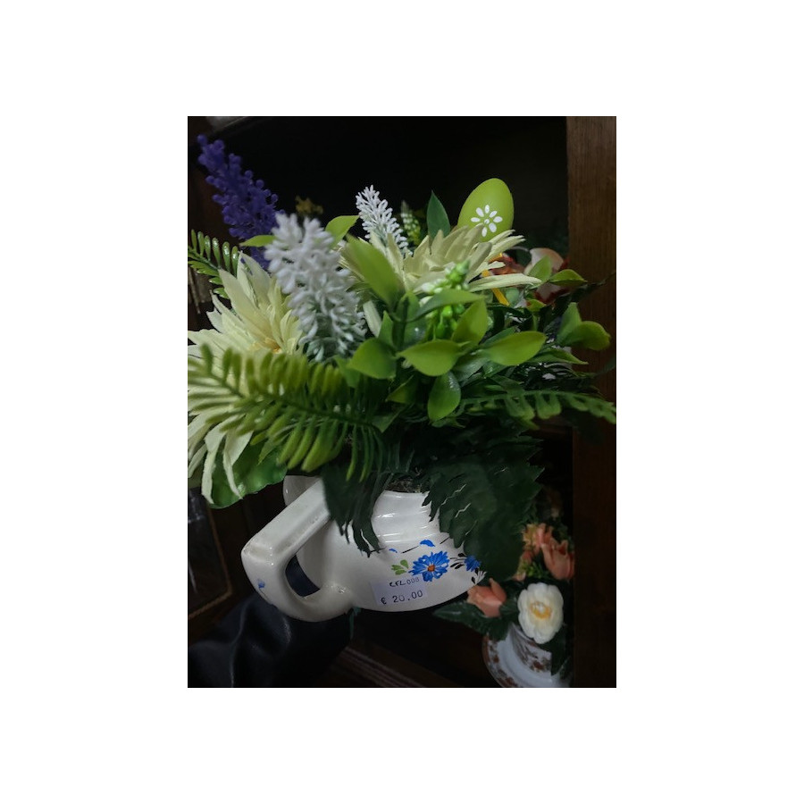 Molheiro flower set "with details blue flowers"