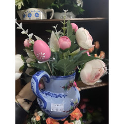 Blue watering can flower...