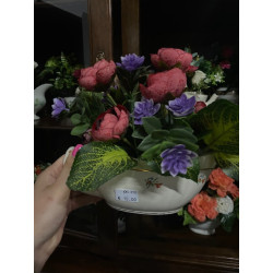 Saucer vase set "with...