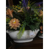Conjunto travessa grande flores