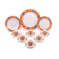 Serviço de jantar e café