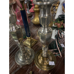 Candelabro  prata/dourado...