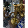 Par de candelabros de 3 lumes alemães